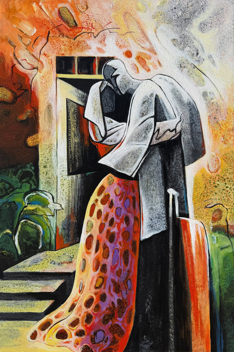 Back In A Blink (36 x 24") - Sudipta Studio