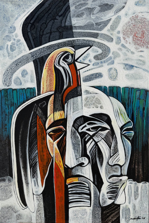 Mind Stays Free (36 x 24") - Sudipta Studio