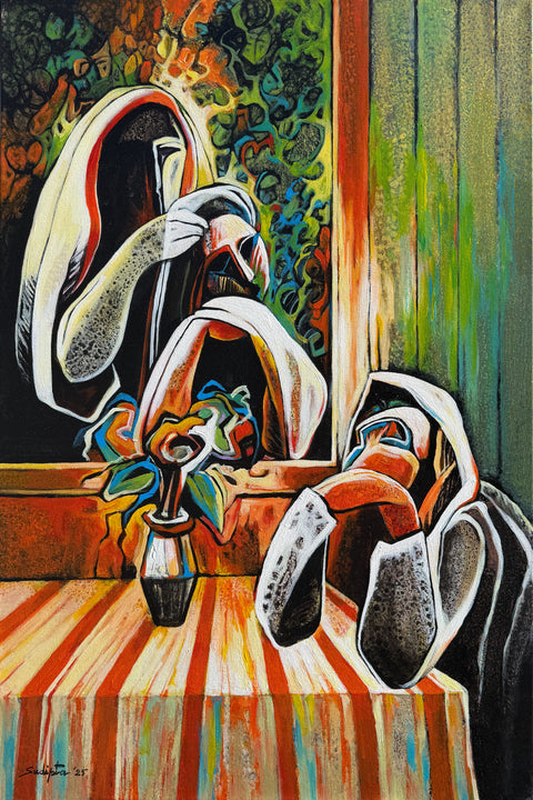 Just A Bit Longer (36 x 24") - Sudipta Studio