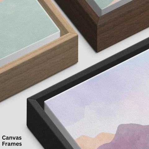 Canvas framing options