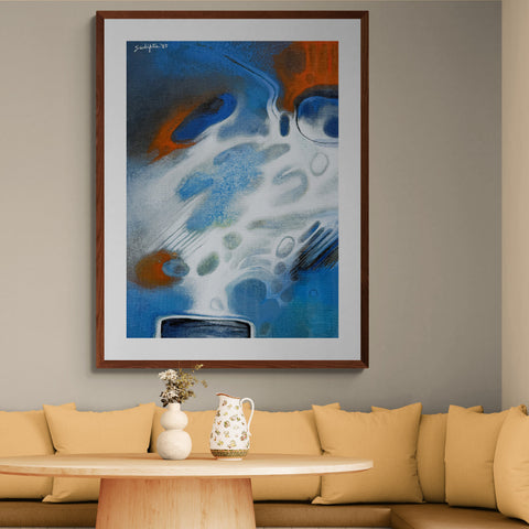 Red blue and white - Sudipta Studio