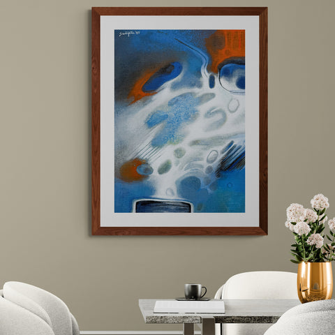 Red blue and white - Sudipta Studio