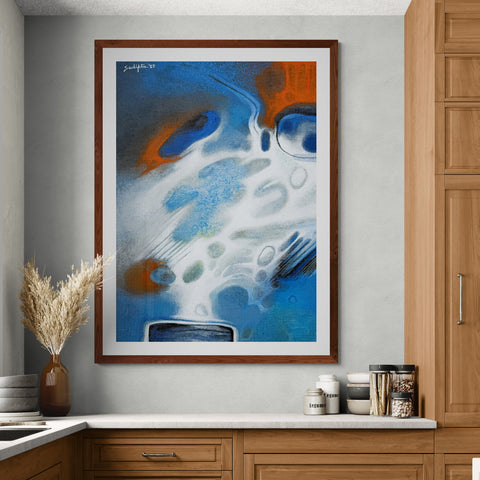 Red blue and white - Sudipta Studio